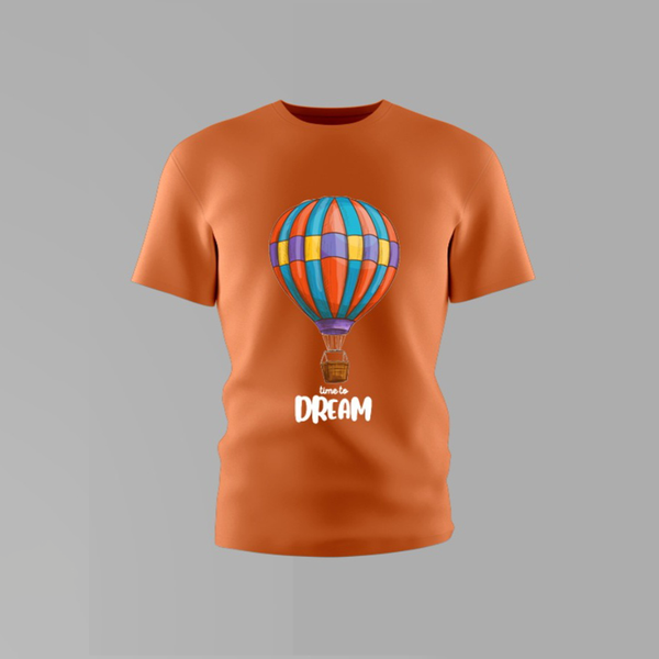 Girls Time to Dream Round Neck Cotton Shirt
