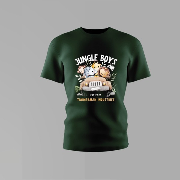 Jungle Boys Round Neck Cotton Shirt