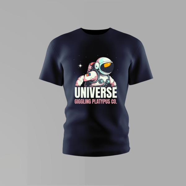 Girls/Boys Universe Platypus.Co Round Neck Cotton Shirt