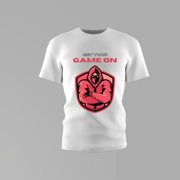 Boys Get Your Game On Round Neck Cotton Shirt